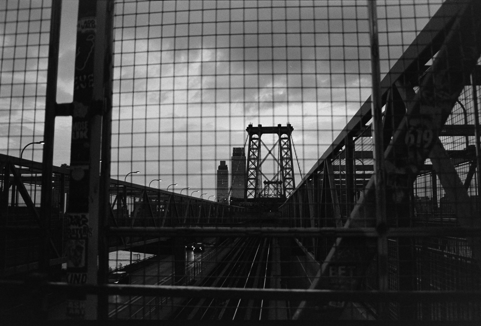 City, black and white photograph by Corinna Frankel